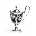 Leonardo Van der Vinne, French solid silver mustard pot