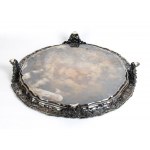 CATCHPOLE & WILLIAMS Large English sterling silver salver