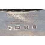 CATCHPOLE & WILLIAMS Large English sterling silver salver