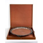 CATCHPOLE & WILLIAMS Large English sterling silver salver