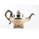 WILLIAM KER REID English Victorian sterling silver tea and coffee service