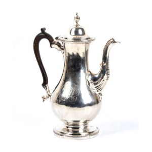 English Georgian sterling silver coffee pot