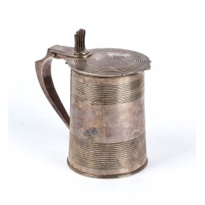 SIMON HARRIS English Georgian sterling silver tankard