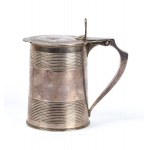 SIMON HARRIS English Georgian sterling silver tankard