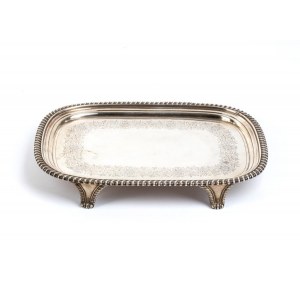 English sterling silver salver