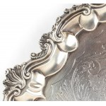WILLIAM ELEY II English William IV sterling silver salver