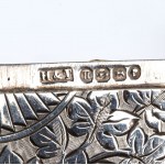 A.D. Mougin, Set of five ticket holders, a match holder and an ashtray