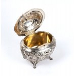 Solid silver austrian tea caddy