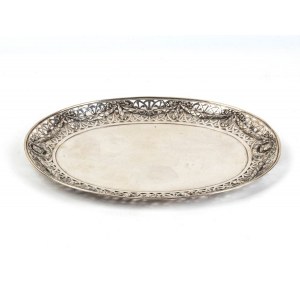 German solid silver tray