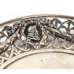 German solid silver tray