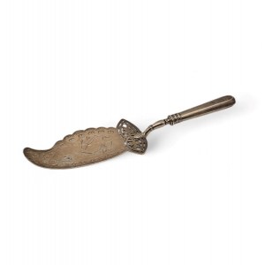 Russian silver cake shovel