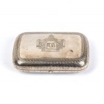Russian solid silver cigarette case