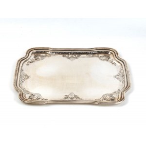 Portuguese solid silver tray