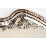 Portuguese solid silver tray