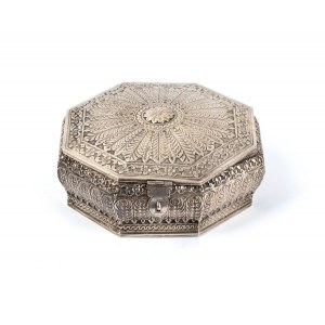 Indian solid silver box
