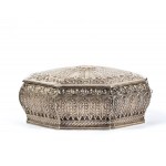 Indian solid silver box