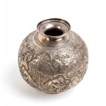 Persian solid silver Vase