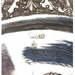A group of 6 indian silver dishes