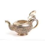 Solid silver Indian tea pot