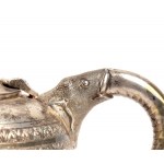 Solid silver Indian tea pot