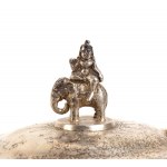 Solid silver Indian tea pot