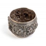 Burma Thabeik solid silver bowl