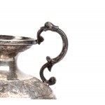 Persian solid silver vase