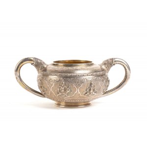 Solid silver indian cup