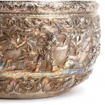 Burma Thabeik solid silver bowl