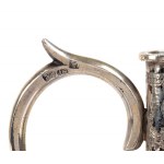 Indische Teekanne aus massivem Silber