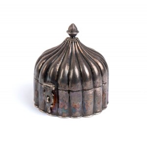 Solid silver indian box