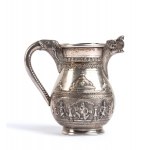 solid silver Indian jug