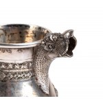 solid silver Indian jug