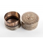 Burma solid silver box