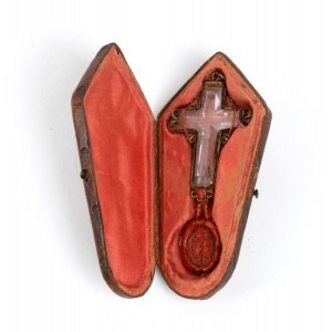 Reliquary cross with case
