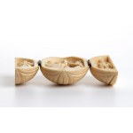 Carved ivory foldable triptych ball