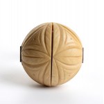 Carved ivory foldable triptych ball