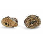 Grachev Brothers, Two marine ivory Japanese netsuke