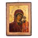 A Russian icon depicting Virgin and Child