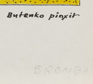 Bohdan Butenko (1931 Bydgoszcz - 2019 ), Gapiszon i deszcz, ilustracja