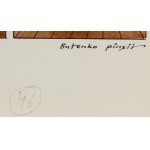 Bohdan Butenko (1931 Bydgoszcz - 2019 ), Za ciemno żeby czytać!, komplet ilustracji do czasopisma Miś