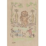Zbigniew Lengren (1919 Tuła, Rosja - 2003 Warszawa), Doktor Dolittle i jego zwierzęta, ilustracja książkowa