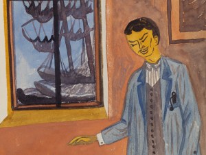Mieczysław Piotrowski (1910 Lwów - 1977 Warszawa), Lekcja, ilustracja