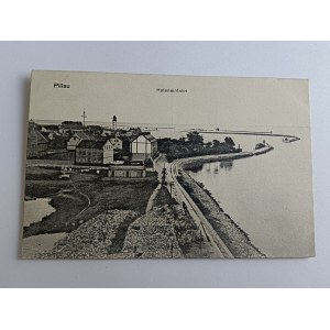 POCZTÓWKA BAŁTYJSK PILLAU, ROSJA, PRZEDWOJENNA 1917 R