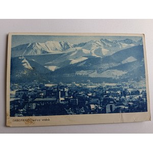POSTKARTE ZAKOPANE GESAMTANSICHT