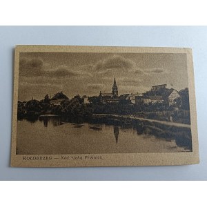 POCZTÓWKA KOŁOBRZEG NAD RZEKĄ PROŚNICĄ PARSĘTĄ