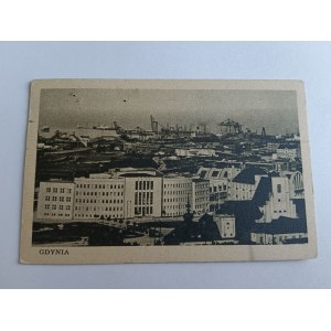 POCZTÓWKA GDYNIA 1948 R, ZNACZEK, STEMPEL