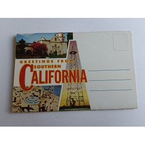 ROZKŁADANKA POCZTÓWEK USA STANY ZJEDNOCZONE SOUTHERN CALIFORNIA, DSNEYLAND
