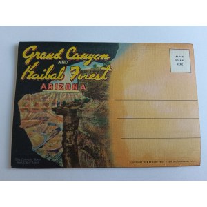 ROZKŁADANKA POCZTÓWEK USA STANY ZJEDNOCZONE GRAND CANYON ARIZONA