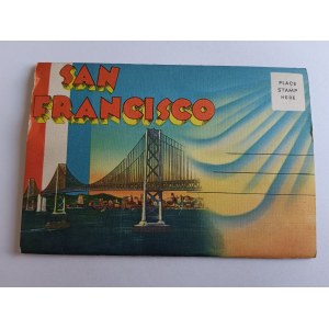 POSTCARD SPREAD USA UNITED STATES SAN FRANCISCO